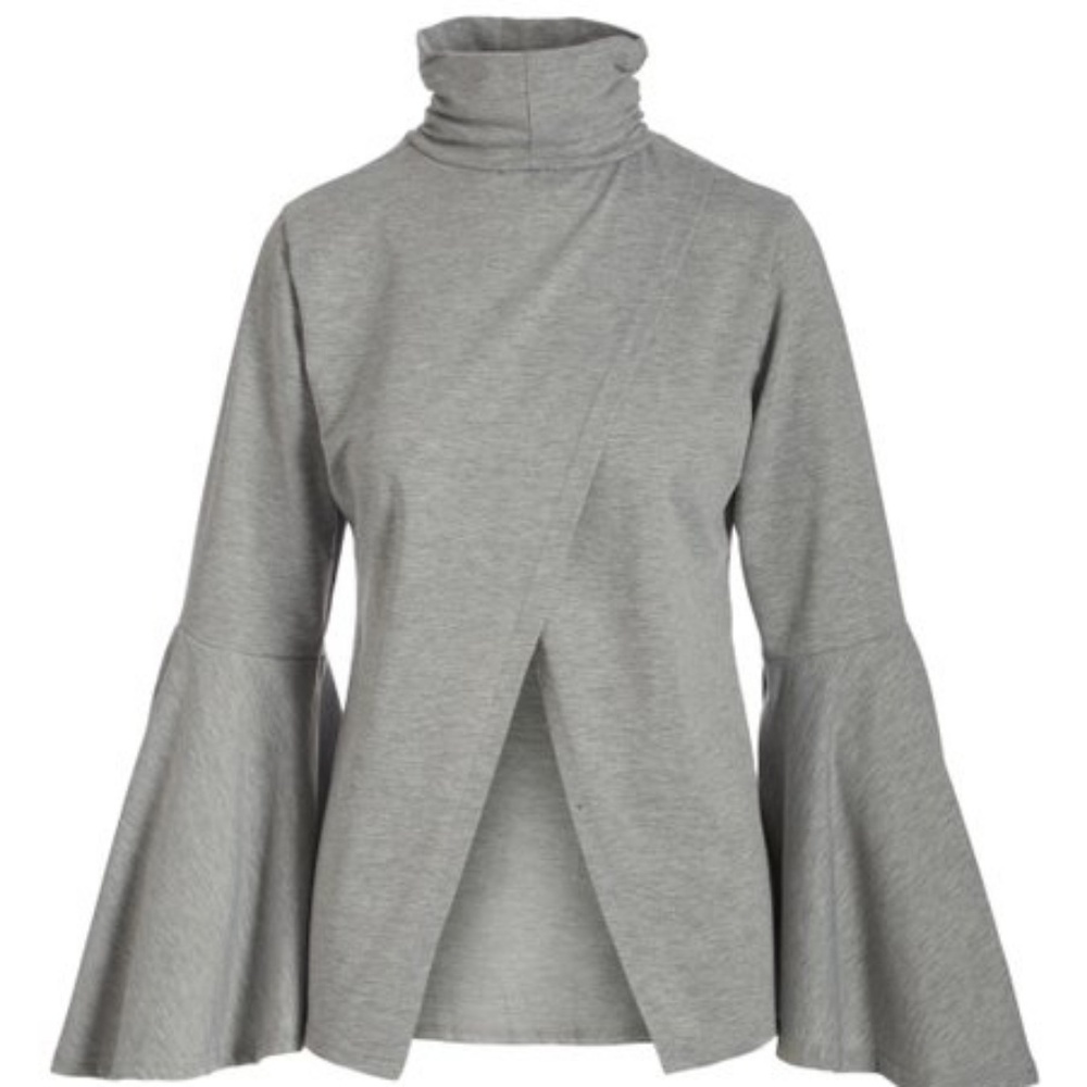 NWT Godshield turtleneck top w/bell sleeves Sz. M